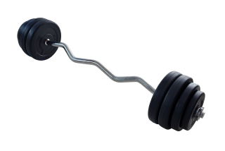 Nakládací činka EZ (kotouče s cementovou náplní) - 35 kg