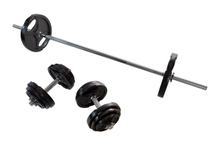 Nakládací činkový set - 70 kg